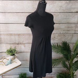 MICHEAL KORS S/S  KNITTED BLACK DRESS - SMALL